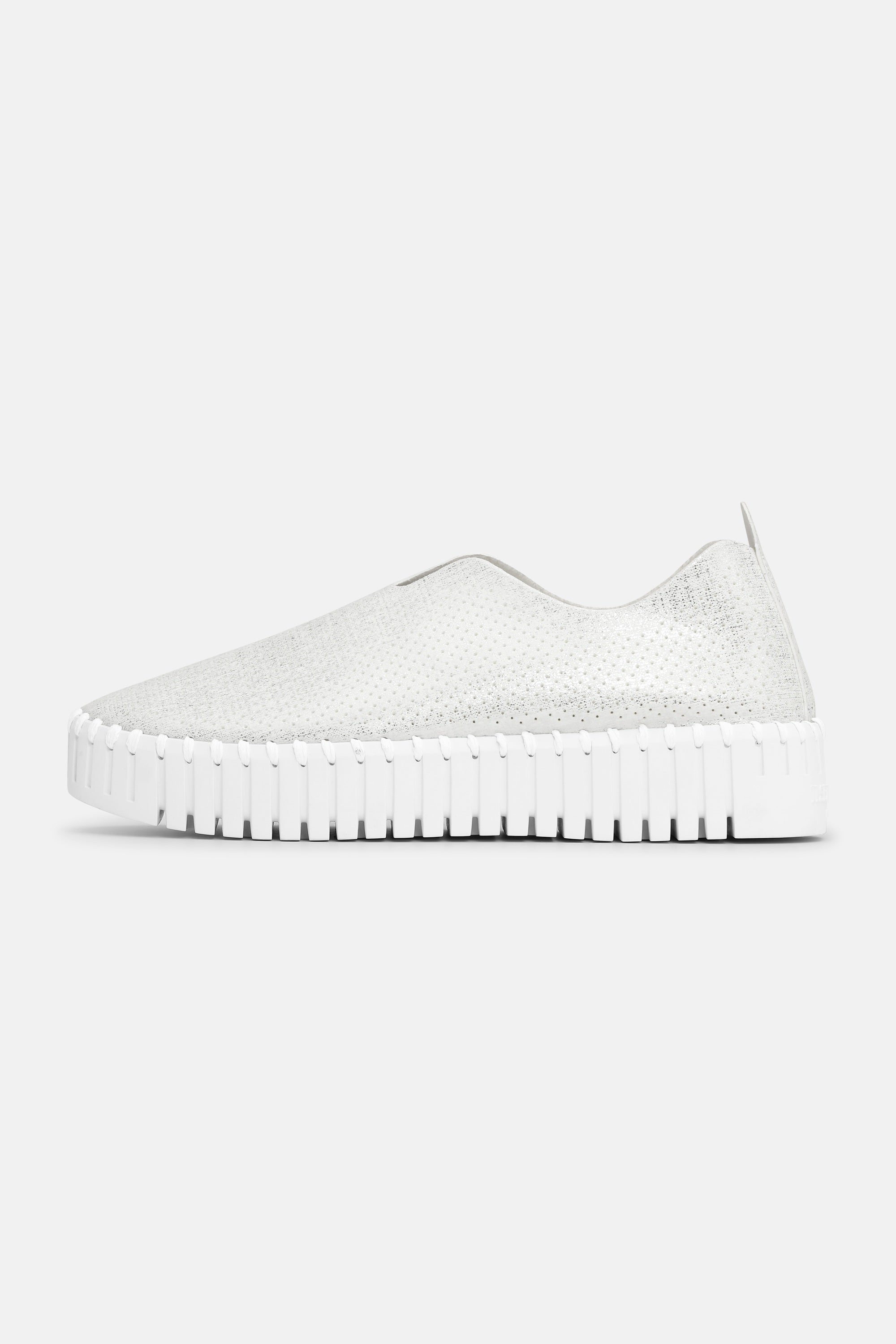 Tulip Plattformsko Glitter - White White